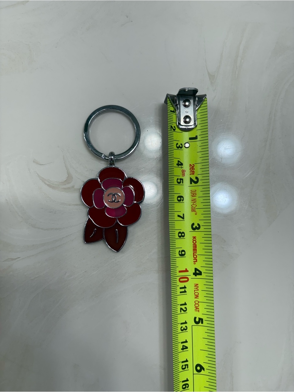 Camellia Flower Keyring